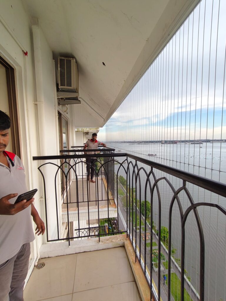 Invisible Grill for Balcony